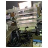 Computer keyboard, speaker, office organizers,