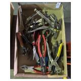 Flat of Assorted Pliers, ETC