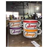 Soup cup set of four