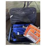 Suitcase and Assorted Bags