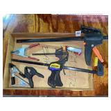 Tray lot - clampï¿½s & variety