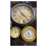3 wall clocks