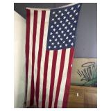 Large American Flag  51 X 105in