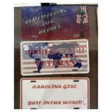 Lot of Novelty License Plates