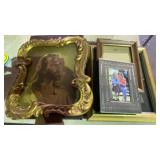Picture of Jesus and picture frames and photo