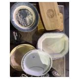 Lot of Serving Platers and Wooden Cutting Boards