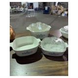 Lot of 3 Corning Ware Cornflower Dishes