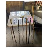 Lot of 6 Wooden Canes and Walking Stick