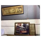 Framed Wall Art Lot of 3