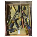 Flat of Assorted Screwdrivers