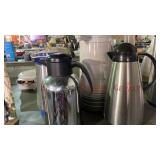 Insulated Coffee servers. Gevalia, Corning and