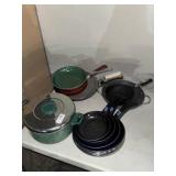 Lot of Various Pots, Pans and Strainers