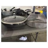 Large Skillet and Food Cover