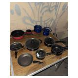 Lot of Various Kitchen Pots and Pans