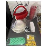 Lot of Picnic Items - Corn Holders, Plate Basket,