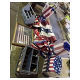 Assorted Lot of American Themed Decor