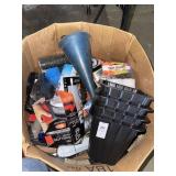 Box of Car Cleaners and Misc