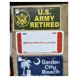 Lot of Novelty License Plates