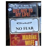 Lot of Novelty License Plates