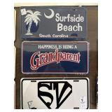 Lot of Novelty License Plates