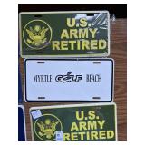 Lot of Novelty License Plates