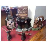 3 Beams Choice empty decanters- as is