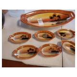 Hand painted serving trays