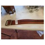 Leather ammo belt