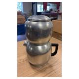 vintage aluminum West Bend Kwik Drip coffee maker