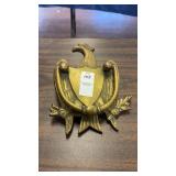 Vintage Brass Bald Eagle Door Knocker