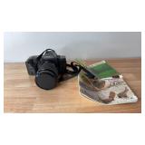 Canon T70 35mm SLR Film Camera W Manuals