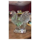 Fostoria Clear Glass Rooster