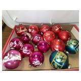Vintage Christmas balls - variety lot