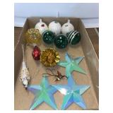Vintage Christmas ornaments - variety lot