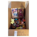 Box of Vending Toys, Ty Babies and More
