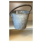 Vintage Galvanized Milking Bucket