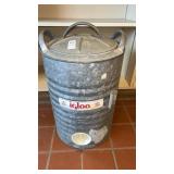 Vintage Galvanized Igloo Drink Dispenser