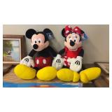 Mickey and Minnie Mouse Large Plush