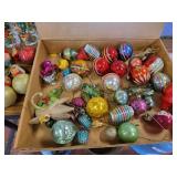 Assortment of vintage Christmas  bulbs