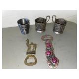 Brass bottle opener -Ecuador, Pennsylvania shot