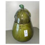 Vintage USA pear cookie jar