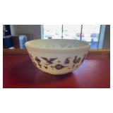 Vintage Pyrex Homestead Brown/White Mixing Bowl