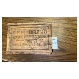 Antique Advertising Wood Box