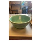 VTG Homer Laughlin Aqua Blue Bowl Art Pottery