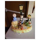Ceramic Atlantic mold lamp
