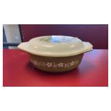 VINTAGE PYREX OLIVE GREEN 1 1/2 QUART OVENWARE