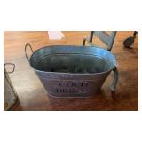 Cold Drinks Bucket W Assorted Glasses