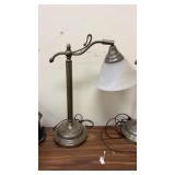 2 Vintage table lamps, copper or brass base with
