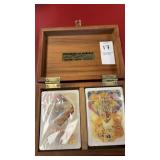 Playing Cards from Africa in hand made case