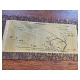 Antique Chinese scroll with box